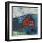 Bremen Bluff Barn-Sue Jachimiec-Framed Art Print