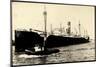 Bremen, Dampfer Wachtfels, Schlepper Hurrah-null-Mounted Giclee Print