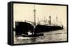 Bremen, Dampfer Wachtfels, Schlepper Hurrah-null-Framed Stretched Canvas