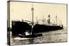 Bremen, Dampfer Wachtfels, Schlepper Hurrah-null-Stretched Canvas