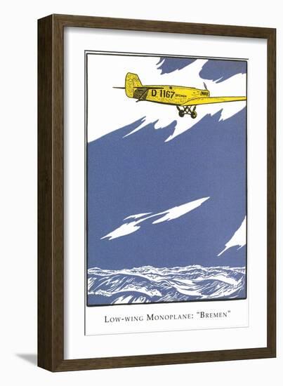 Bremen Monoplane-Found Image Press-Framed Giclee Print