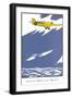 Bremen Monoplane-Found Image Press-Framed Giclee Print