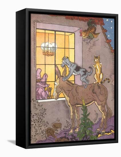 Bremen Town Musicians, 1941-null-Framed Stretched Canvas