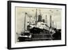 Bremerhaven, Norddeutscher Lloyd, Dampfer Europa-null-Framed Giclee Print