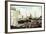 Bremerhaven, Norddeutscher Lloyd, Hafenbetrieb, Schiffe-null-Framed Giclee Print