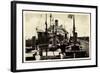 Bremerhaven, Nordschleuse, Dampfer Bremen-null-Framed Giclee Print