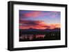 Bremerton, Washington State, USA. Fiery sunset.-Jolly Sienda-Framed Photographic Print