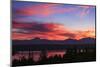 Bremerton, Washington State, USA. Fiery sunset.-Jolly Sienda-Mounted Photographic Print