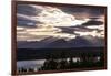 Bremerton, Washington State, USA, Olympic Mountains, Puget Sound sunset-Jolly Sienda-Framed Photographic Print