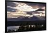 Bremerton, Washington State, USA, Olympic Mountains, Puget Sound sunset-Jolly Sienda-Framed Photographic Print