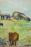Pony in the Farm Meadow, East Green, 1980-Brenda Brin Booker-Giclee Print