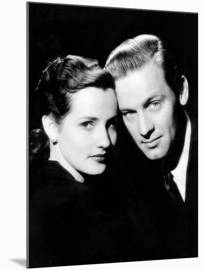 Brenda Marshall and Her Husband William Holden-null-Mounted Photo