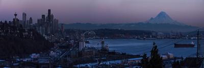 Seattle Skyline At Dusk-Brenda Petrella Photography LLC-Giclee Print