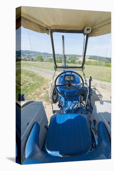 Brensbach, Hessen, Germany, Cockpit of a Ford 2600, 34 Hp-Bernd Wittelsbach-Stretched Canvas