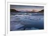 Brenta Dolomites at Sunset Seen from the Black Lake During the Thaw, Adamello-Brenta-ClickAlps-Framed Photographic Print