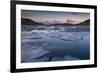 Brenta Dolomites at Sunset Seen from the Black Lake During the Thaw, Adamello-Brenta-ClickAlps-Framed Photographic Print