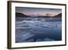 Brenta Dolomites at Sunset Seen from the Black Lake During the Thaw, Adamello-Brenta-ClickAlps-Framed Photographic Print