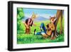 Brer Rabbit and Brer Fox-Henry Charles Fox-Framed Giclee Print