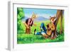 Brer Rabbit and Brer Fox-Henry Charles Fox-Framed Giclee Print