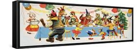 Brer Rabbit at a Party-Henry Fox-Framed Stretched Canvas