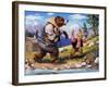 Brer Rabbit, from 'Once Upon a Time'-Virginio Livraghi-Framed Giclee Print