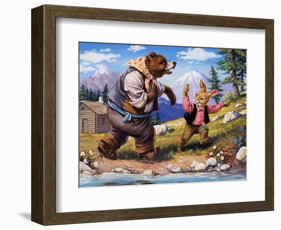 Brer Rabbit, from 'Once Upon a Time'-Virginio Livraghi-Framed Giclee Print