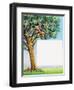 Brer Rabbit in Cherry Tree-Henry Charles Fox-Framed Giclee Print