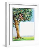 Brer Rabbit in Cherry Tree-Henry Charles Fox-Framed Giclee Print