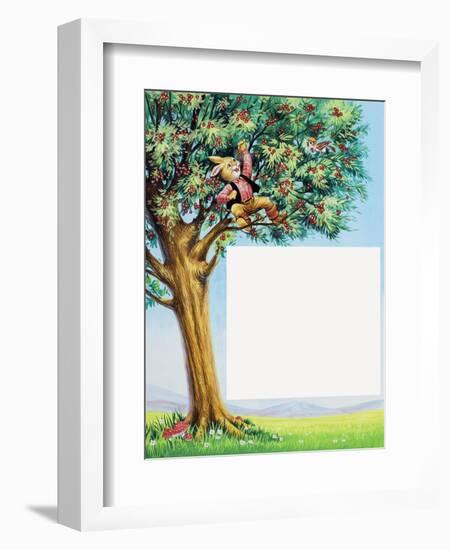 Brer Rabbit in Cherry Tree-Henry Charles Fox-Framed Giclee Print