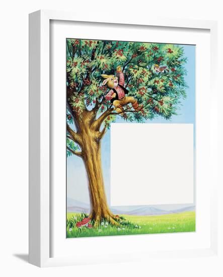 Brer Rabbit in Cherry Tree-Henry Charles Fox-Framed Giclee Print