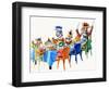 Brer Rabbit's Christmas Meal-Virginio Livraghi-Framed Giclee Print