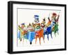 Brer Rabbit's Christmas Meal-Virginio Livraghi-Framed Giclee Print