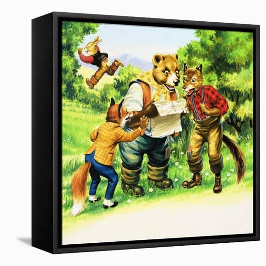 Brer Rabbit-Henry Charles Fox-Framed Stretched Canvas