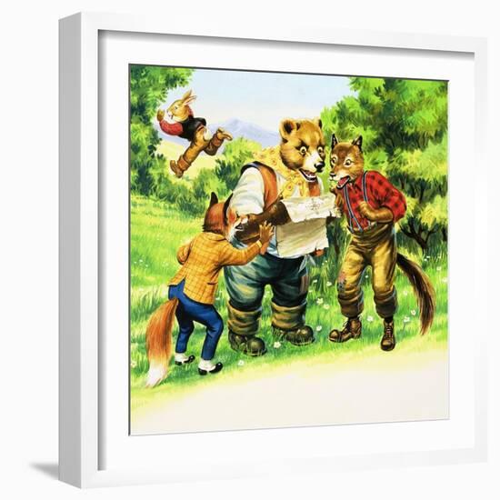 Brer Rabbit-Henry Charles Fox-Framed Giclee Print