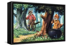 Brer Rabbit-Virginio Livraghi-Framed Stretched Canvas