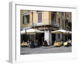 Brera District, Milan, Lombardy, Italy, Europe-Vincenzo Lombardo-Framed Photographic Print