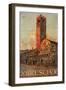 Brescia Italy Travel Poster-null-Framed Giclee Print