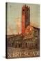 Brescia Italy Travel Poster-null-Stretched Canvas