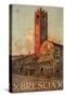 Brescia Italy Travel Poster-null-Stretched Canvas