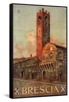 Brescia Italy Travel Poster-null-Framed Stretched Canvas