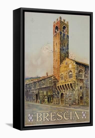 Brescia Poster-Alicandri-Framed Stretched Canvas