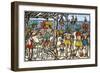 Bresilian Cannibalism, a Description of Indigenous Families Cooking and Eating Human Flesh, in Nort-null-Framed Giclee Print