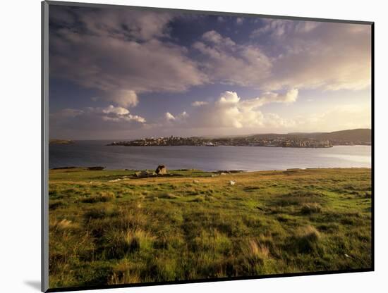 Bressay, Lerwick Town and Bressay Sound from Bressay Island, Shetland Islands, Scotland, UK-Patrick Dieudonne-Mounted Photographic Print