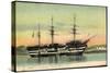 Brest Finistere, La Bretagne, Segelschiff, Dampfer-null-Stretched Canvas