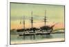 Brest Finistere, La Bretagne, Segelschiff, Dampfer-null-Framed Giclee Print