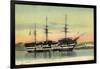 Brest Finistere, La Bretagne, Segelschiff, Dampfer-null-Framed Giclee Print