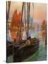 Brest Fishing Boats, 1907-Charles Padday-Stretched Canvas