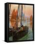 Brest Fishing Boats, 1907-Charles Padday-Framed Stretched Canvas