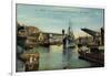 Brest, Grand Pont Ouvert, Kriegsschiff Edgar Quinet-null-Framed Giclee Print