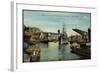 Brest, Grand Pont Ouvert, Kriegsschiff Edgar Quinet-null-Framed Giclee Print